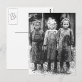 Drie Cute Little Girls  South Carolina Briefkaart (Voorkant / Achterkant)