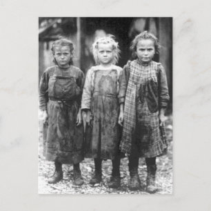 Drie Cute Little Girls  South Carolina Briefkaart