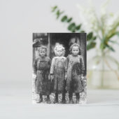 Drie Cute Little Girls  South Carolina Briefkaart (Staand voorkant)