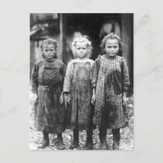Drie Cute Little Girls  South Carolina Briefkaart (Voorkant)