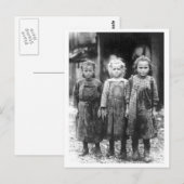 Drie Cute Little Girls  South Carolina Briefkaart (Voorkant / Achterkant)