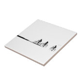 Drie cycli die een keuzerondjesreflectieset fietse tegeltje (Zijkant)