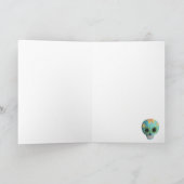 Drie dagen van de dode schedels kaart (Binnen)