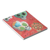 Drie dagen van de dode schedels notitieblok (Schuin)