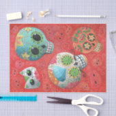 Drie dagen van de doden tissuepapier (Craft)