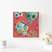 Drie dagen van de doden vierkante klok (Huis)