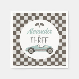 Drie dagen voor de  rassenwagen servet