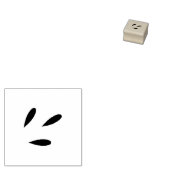 Drie Daisy bloemblaadjes | Motief Rubberstempel (Gestempeld)