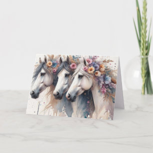 DRIE DAMES BLANK ALL-OCCASION KAART