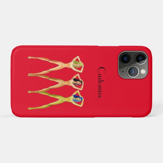Drie dames met lange poten, permanent Thunder_Cove Case-Mate iPhone Case (Achterkant (horizontaal))