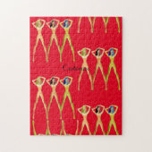 Drie dames met lange poten, permanent Thunder_Cove Legpuzzel (Verticaal)