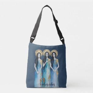 Drie Dames Spirituele Boodschappentas Crossbody Tas