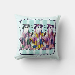 Drie dansende geesten in heksen Petten Kussen