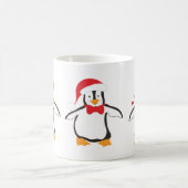 Drie dansende schattige pinguïns koffiemok (Center)