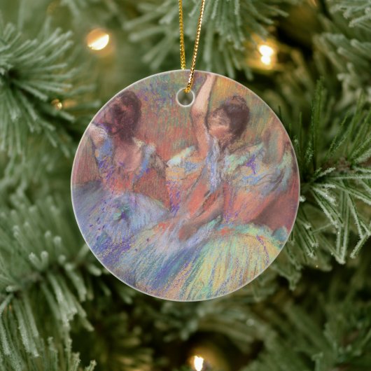 Drie danseressen van Edgar Degas Keramisch Ornament (Boom)