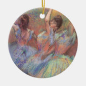 Drie danseressen van Edgar Degas Keramisch Ornament (Voorkant)