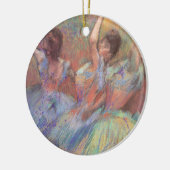 Drie danseressen van Edgar Degas Keramisch Ornament (Links)