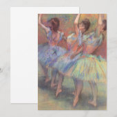 Drie danseressen van Edgar Degas, Kunst van het ba (Voorkant / Achterkant)