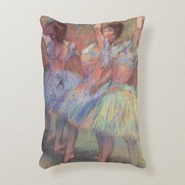 Drie danseressen van Edgar Degas, Kunst van het ba Accent Kussen (Voorkant(Verticaal))