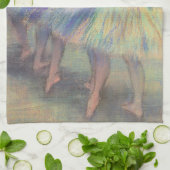 Drie danseressen van Edgar Degas, Kunst van het ba Theedoek (Gevouwen)