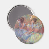 Drie danseressen van Edgar Degas Magneet (Voorkant / Achterkant)