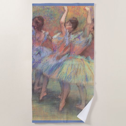 Drie danseressen van Edgar Degas Strandlaken (Voorkant)