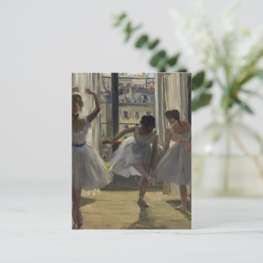 Drie dansers | Briefkaart Edgar Degas (Staand voorkant)