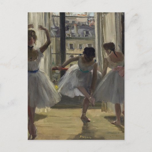 Drie dansers | Briefkaart Edgar Degas (Voorkant)