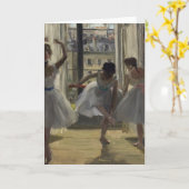 Drie dansers | Edgar Degas Kaart (Gele Bloem)