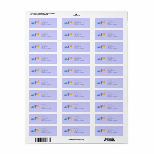 "Drie dansers" Etiket (Full Sheet)