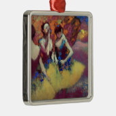 Drie dansers in gele rokken door Degas Metalen Ornament (Rechts)