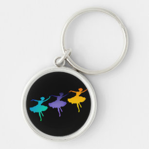 Drie dansers sleutelhanger