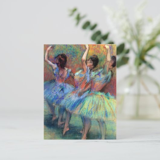 Drie dansers van Degas Briefkaart (Staand voorkant)