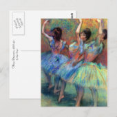 Drie dansers van Degas Briefkaart (Voorkant / Achterkant)