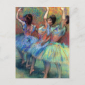 Drie dansers van Degas Briefkaart (Voorkant)