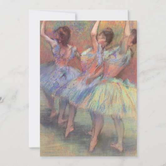 Drie dansers van Edgar Degas,  balletkunst (Voorkant)