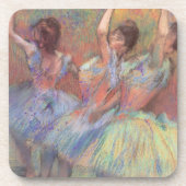 Drie dansers van Edgar Degas,  balletkunst Bier Onderzetter (Voorkant)