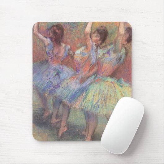 Drie dansers van Edgar Degas,  balletkunst Muismat (Met muis)