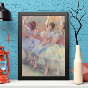Drie dansers van Edgar Degas,  balletkunst Poster