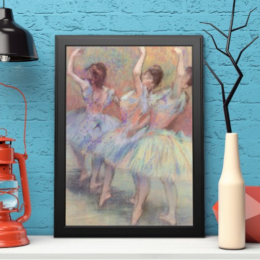 Drie dansers van Edgar Degas,  balletkunst Poster