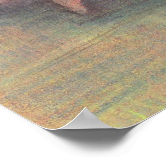 Drie dansers van Edgar Degas, balletkunst Poster (Hoek)