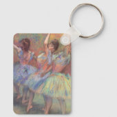 Drie dansers van Edgar Degas,  balletkunst Sleutelhanger (Achterkant)