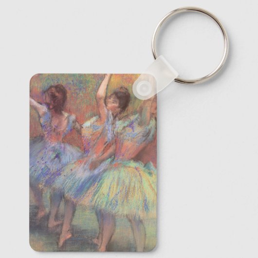 Drie dansers van Edgar Degas, balletkunst Sleutelhanger (Achterkant)
