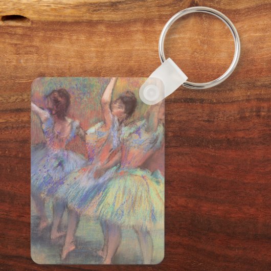 Drie dansers van Edgar Degas,  balletkunst Sleutelhanger (Achterkant)