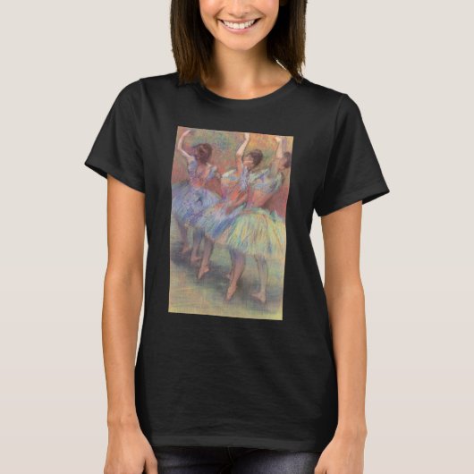 Drie dansers van Edgar Degas,  balletkunst T-shirt (Voorkant)