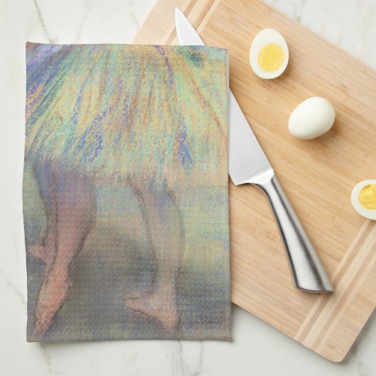 Drie dansers van Edgar Degas,  balletkunst Theedoek (Quarter Fold)