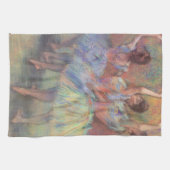 Drie dansers van Edgar Degas,  balletkunst Theedoek (Horizontaal)