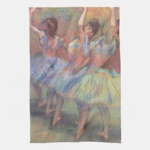 Drie dansers van Edgar Degas,  balletkunst Theedoek