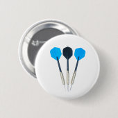 Drie Darts Ronde Button 5,7 Cm (Voorkant /achterkant)