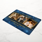 Drie de galaxy bekleding van Foto's sparen de Datu Folie Uitnodiging (Gedraaid)